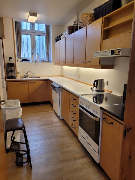 Køkkenet i Selskabslokalet